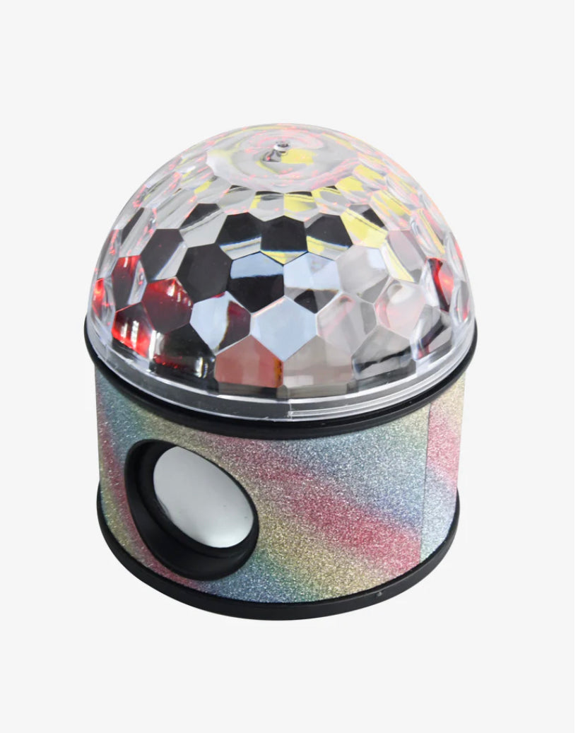 Funlight Bluetooth Stereo Speaker Rainbow Glitter