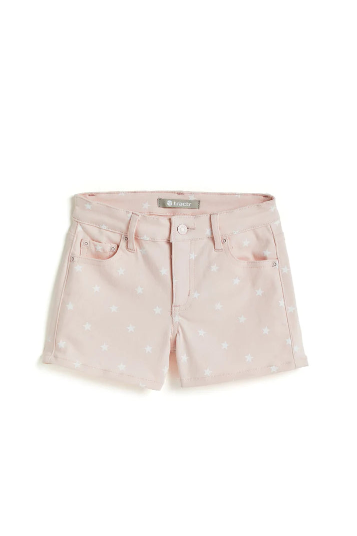 Brittany Star Denim Short Pink