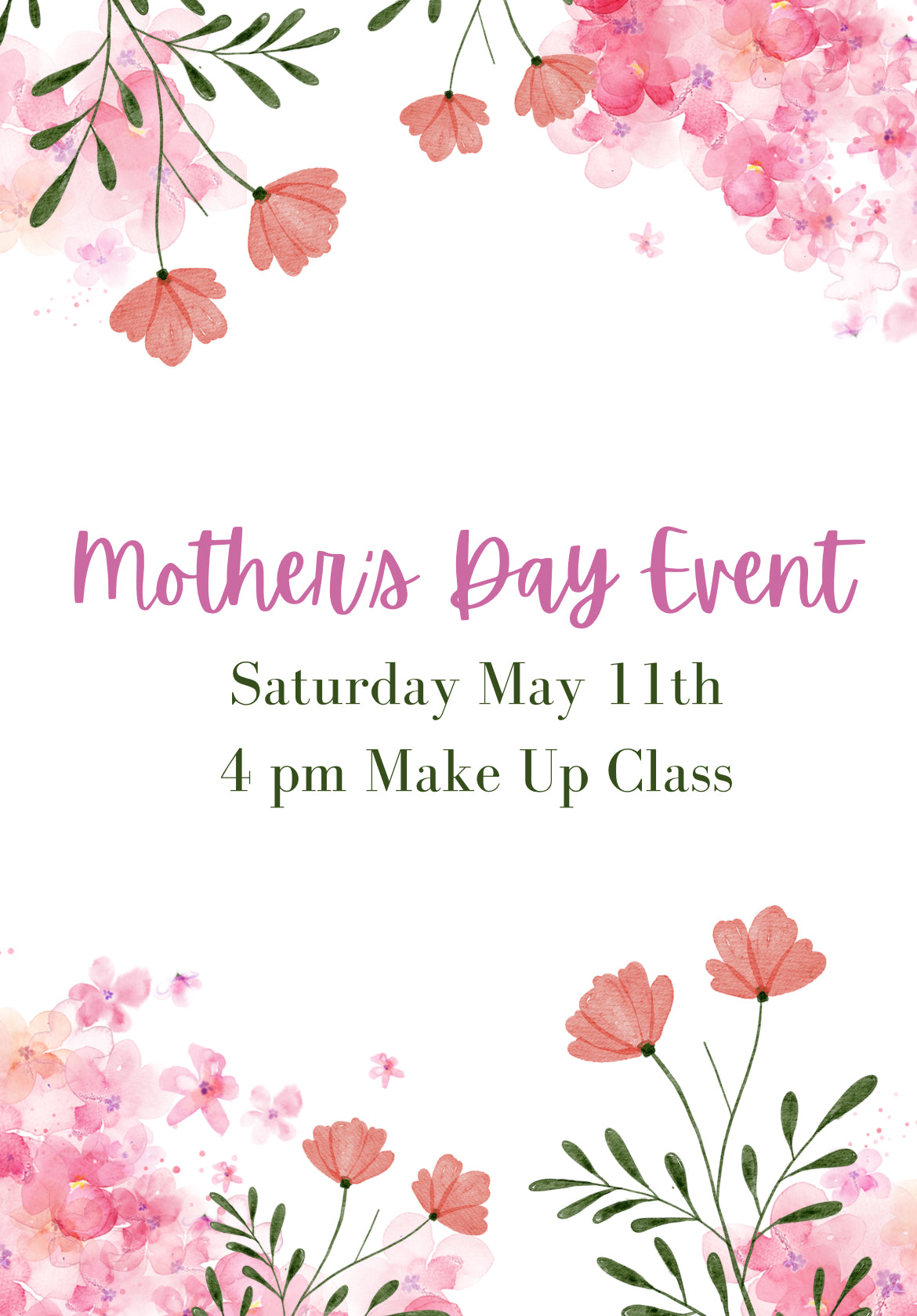 Mother's Day Event 5/11 4pm Ticket