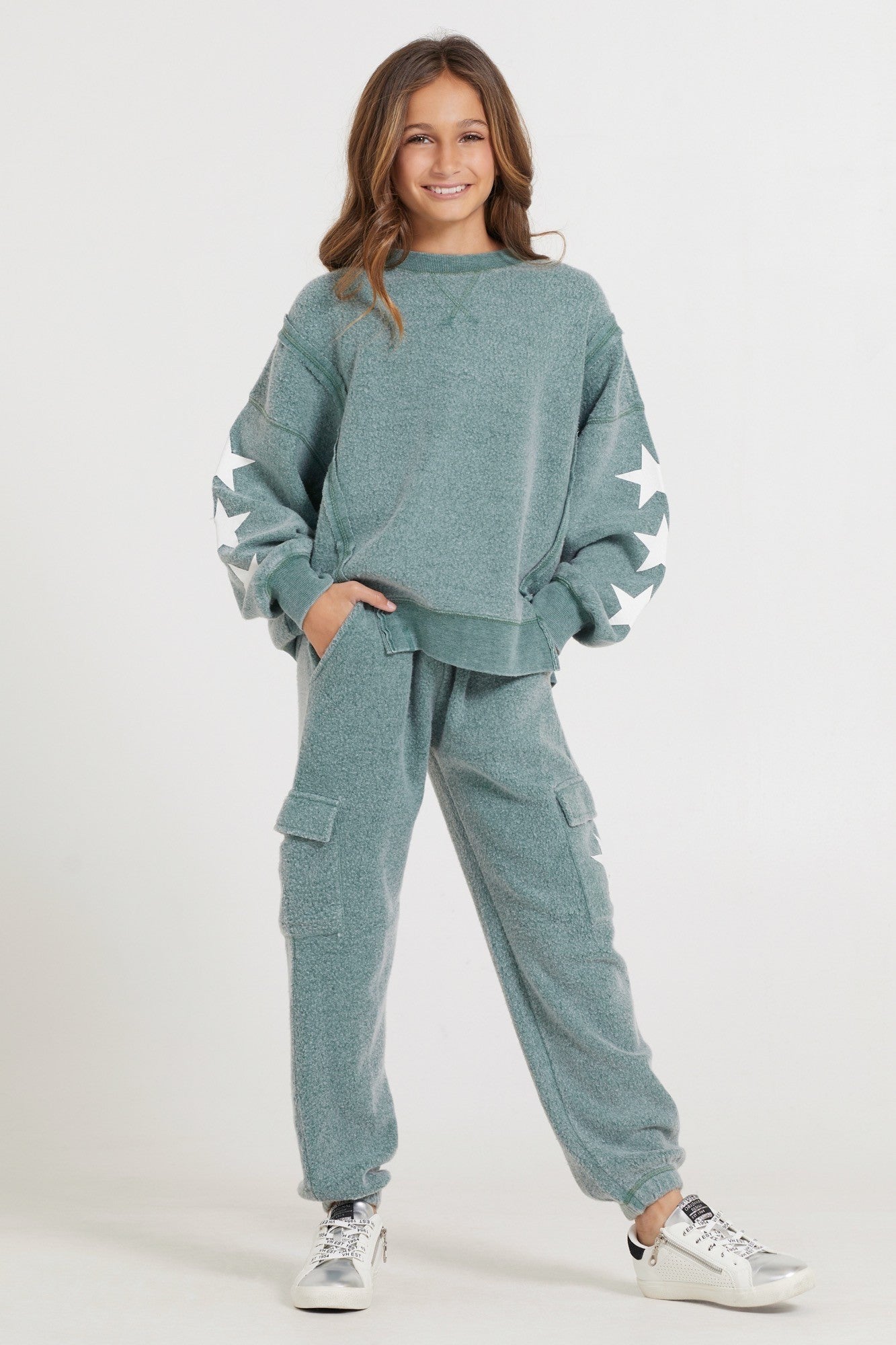 Hunter Green Fleece Cargo