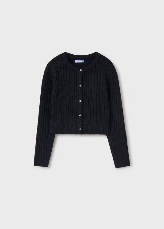 Knit Cardigan Black