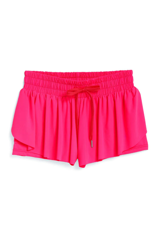Butterfly Shorts Neon Pink