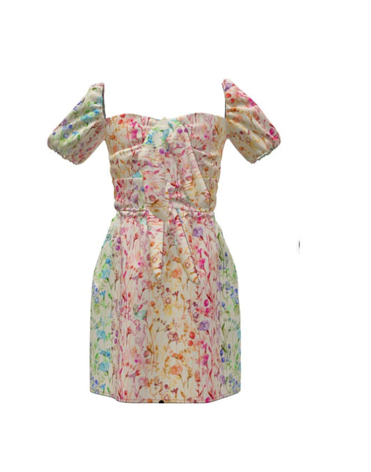 Ombre watercolour dress