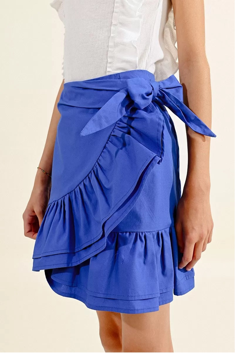 Electric Blue Skirt